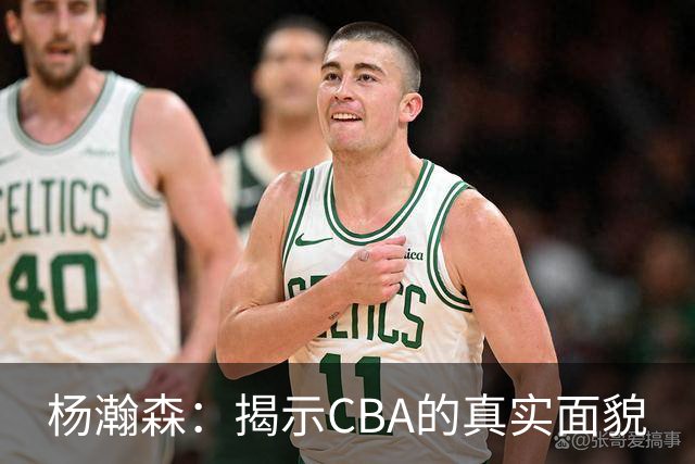 杨瀚森：揭示CBA的真实面貌